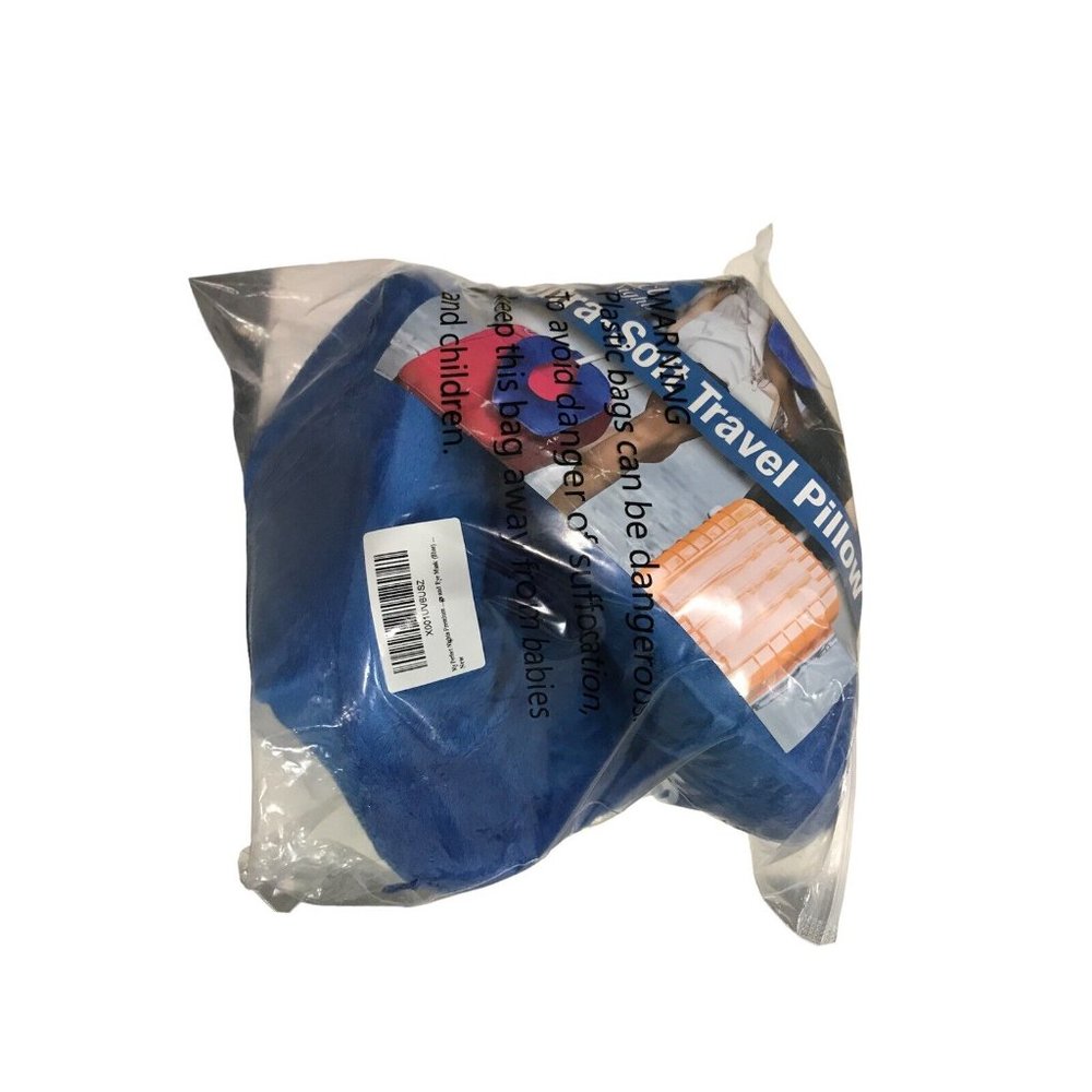 Ultra soft travel pillow New unused complete with all it's accessories blindfold